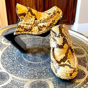 Vintage Patric Cox Wannabe snake skin shoes